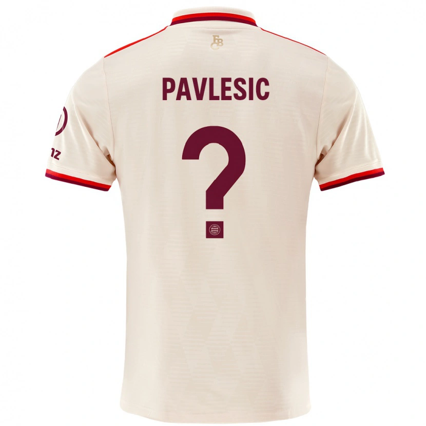 Danxen Women Anthony Pavlesic #0 Linen Third Jersey 2024/25 T-Shirt