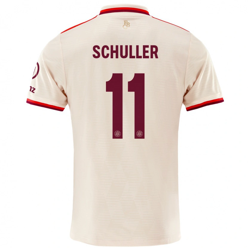 Danxen Women Lea Schüller #11 Linen Third Jersey 2024/25 T-Shirt