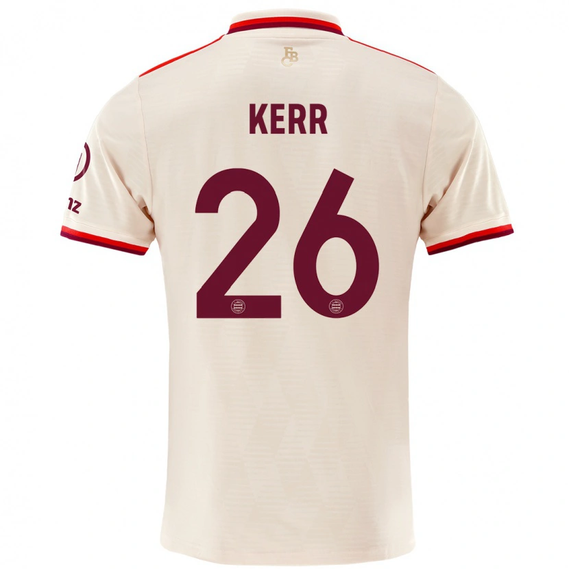 Danxen Women Samantha Kerr #26 Linen Third Jersey 2024/25 T-Shirt