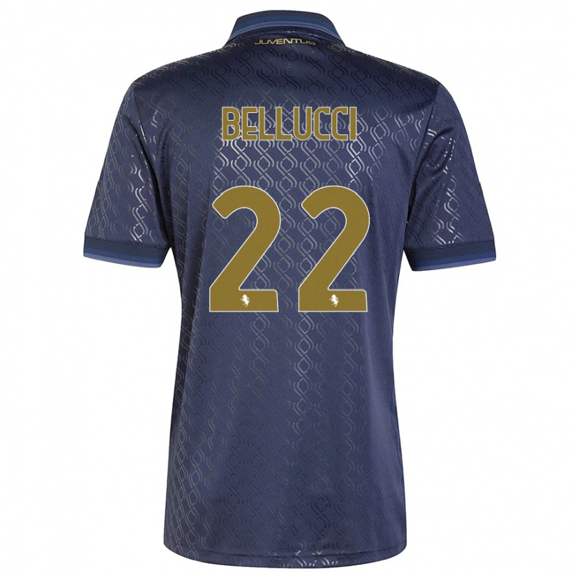Danxen Women Melissa Bellucci #22 Navy Blue Third Jersey 2024/25 T-Shirt