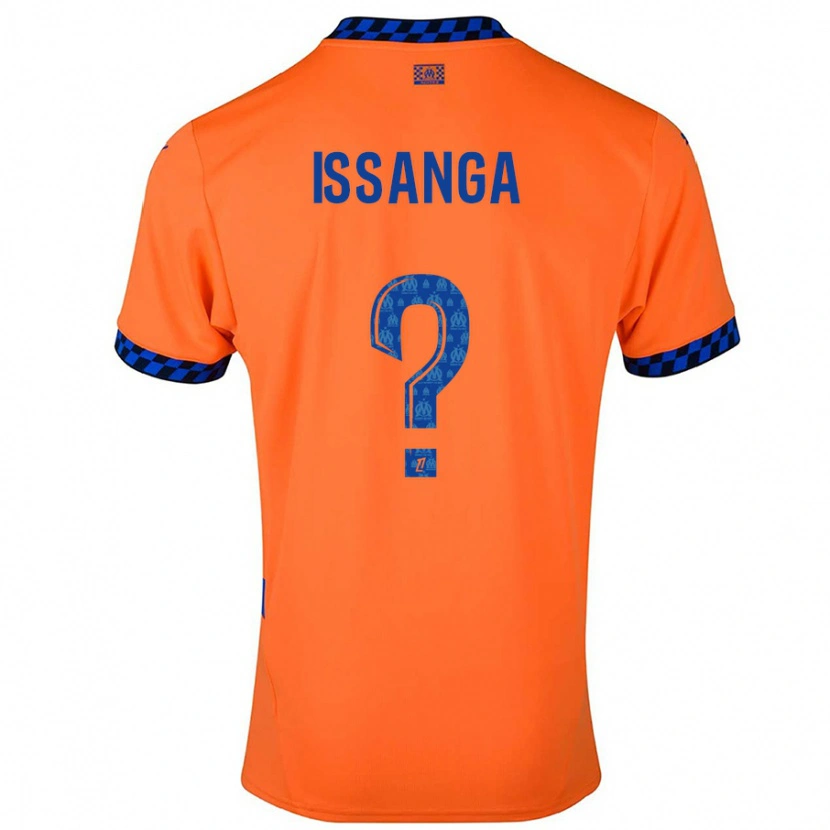 Danxen Women Alexandre Issanga #0 Orange Dark Blue Third Jersey 2024/25 T-Shirt