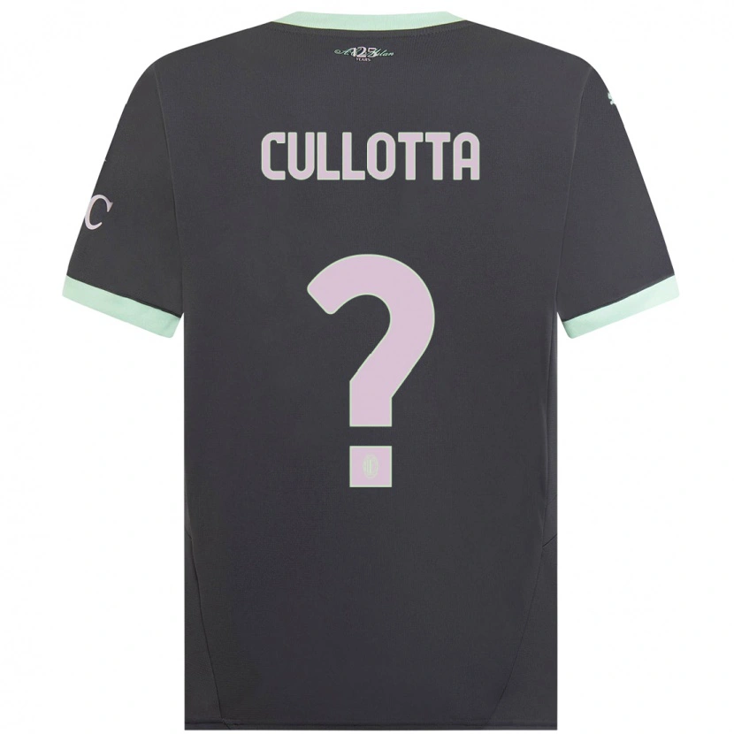 Danxen Women Andrea Cullotta #0 Grey Third Jersey 2024/25 T-Shirt