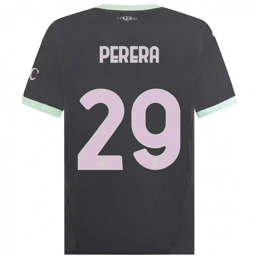 Danxen Women Nirash Perera #29 Grey Third Jersey 2024/25 T-Shirt