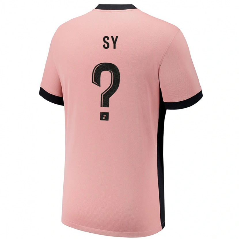 Danxen Women Bocar Sy #0 Rust Pink Third Jersey 2024/25 T-Shirt