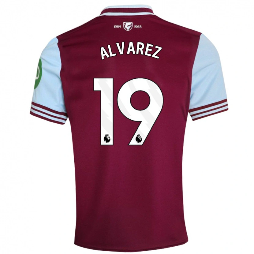 Danxen Kid Edson Álvarez #19 Dark Red Home Jersey 2024/25 T-Shirt