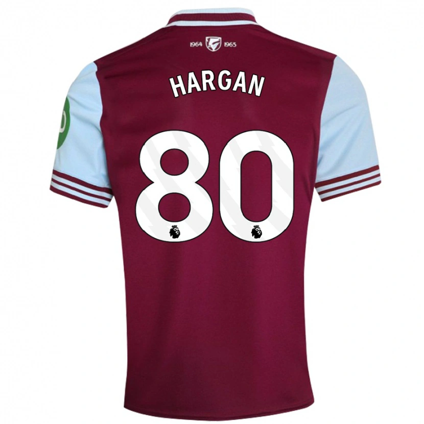 Danxen Kid Riley Hargan #80 Dark Red Home Jersey 2024/25 T-Shirt