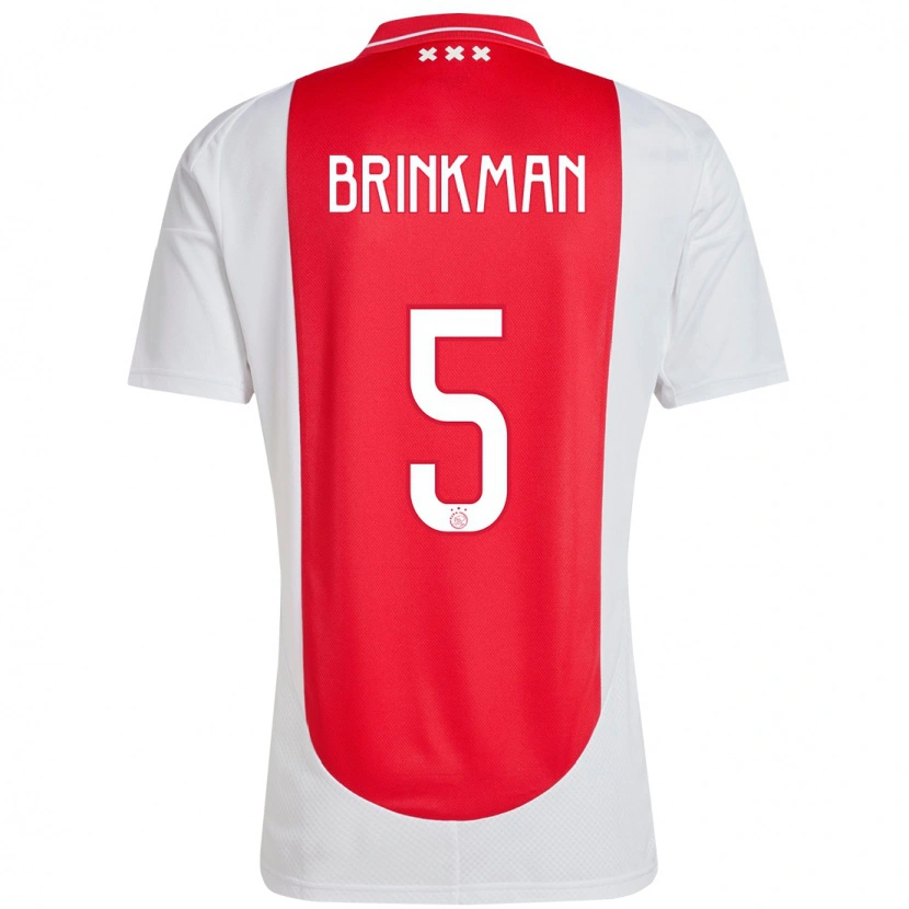Danxen Kid Tim Brinkman #5 Red White Home Jersey 2024/25 T-Shirt