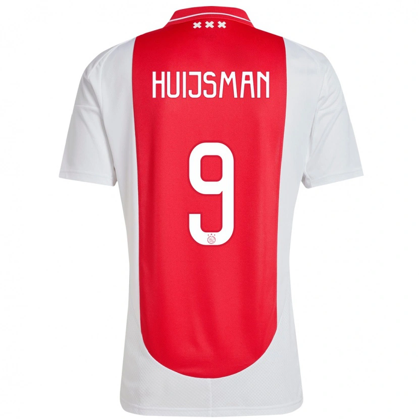 Danxen Kid Mitchi Huijsman #9 Red White Home Jersey 2024/25 T-Shirt
