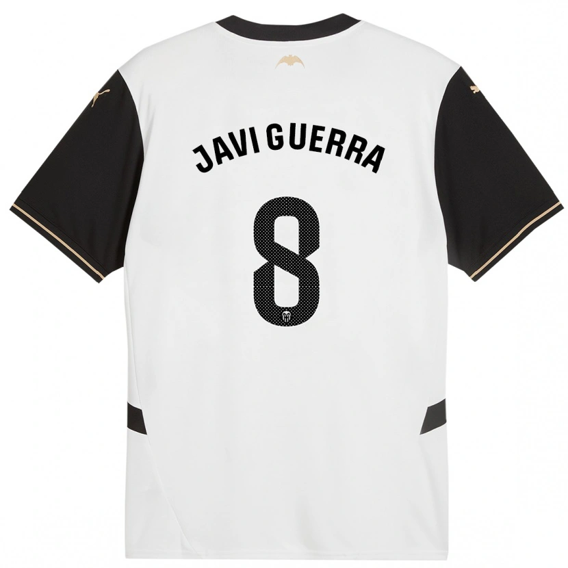 Danxen Kid Javi Guerra #8 White Black Home Jersey 2024/25 T-Shirt