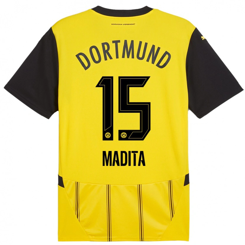 Danxen Kid Kohorst Madita #15 Yellow Black Home Jersey 2024/25 T-Shirt