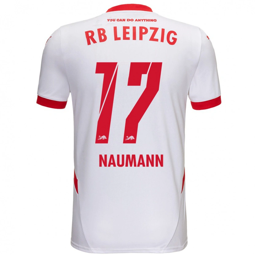 Danxen Kid Carlos Naumann #17 White Red Home Jersey 2024/25 T-Shirt