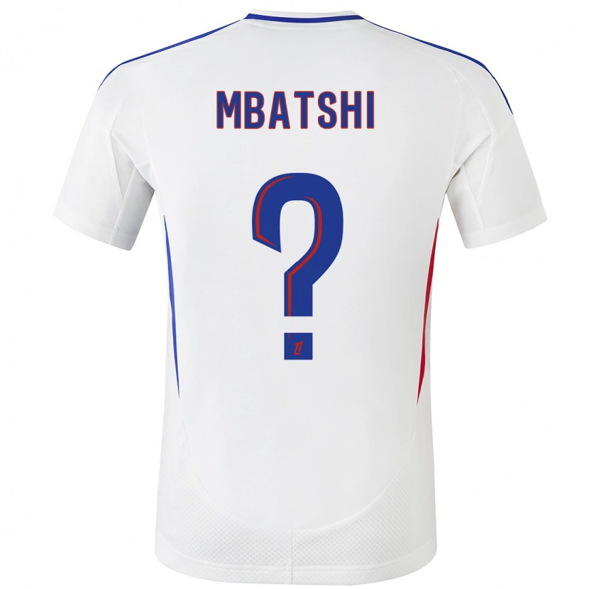 Danxen Kid Prince Mbatshi Mukuba #0 White Blue Home Jersey 2024/25 T-Shirt