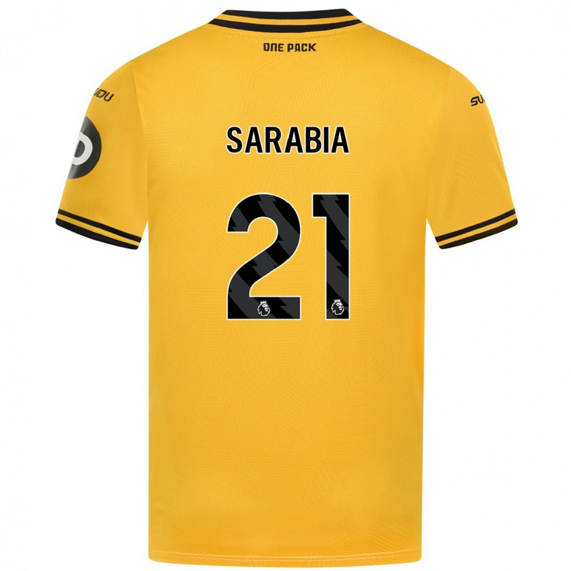 Danxen Kid Pablo Sarabia #21 Yellow Home Jersey 2024/25 T-Shirt