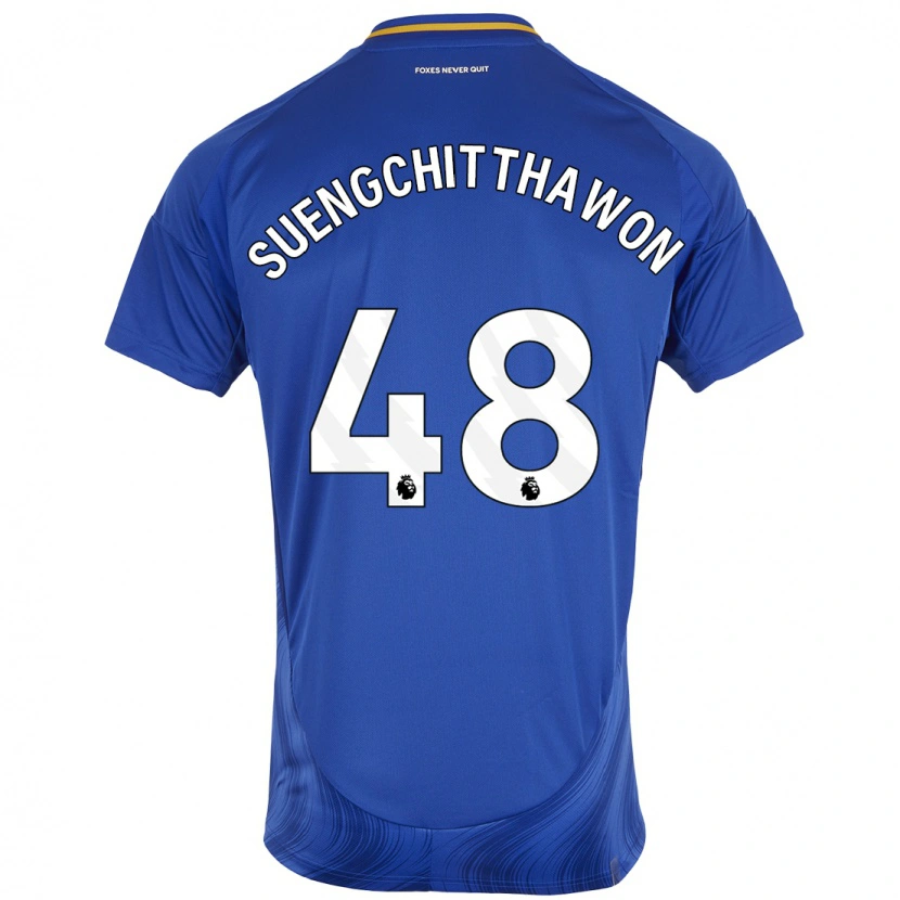 Danxen Kid Thanawat Suengchitthawon #48 Blue White Home Jersey 2024/25 T-Shirt