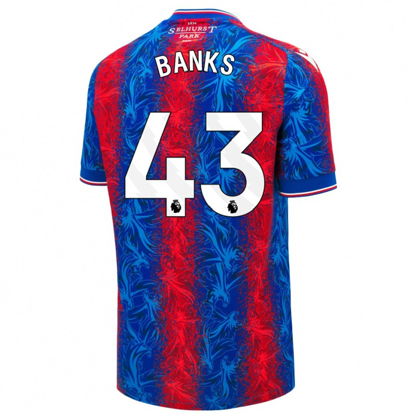 Danxen Kid Scott Banks #43 Red Blue Stripes Home Jersey 2024/25 T-Shirt