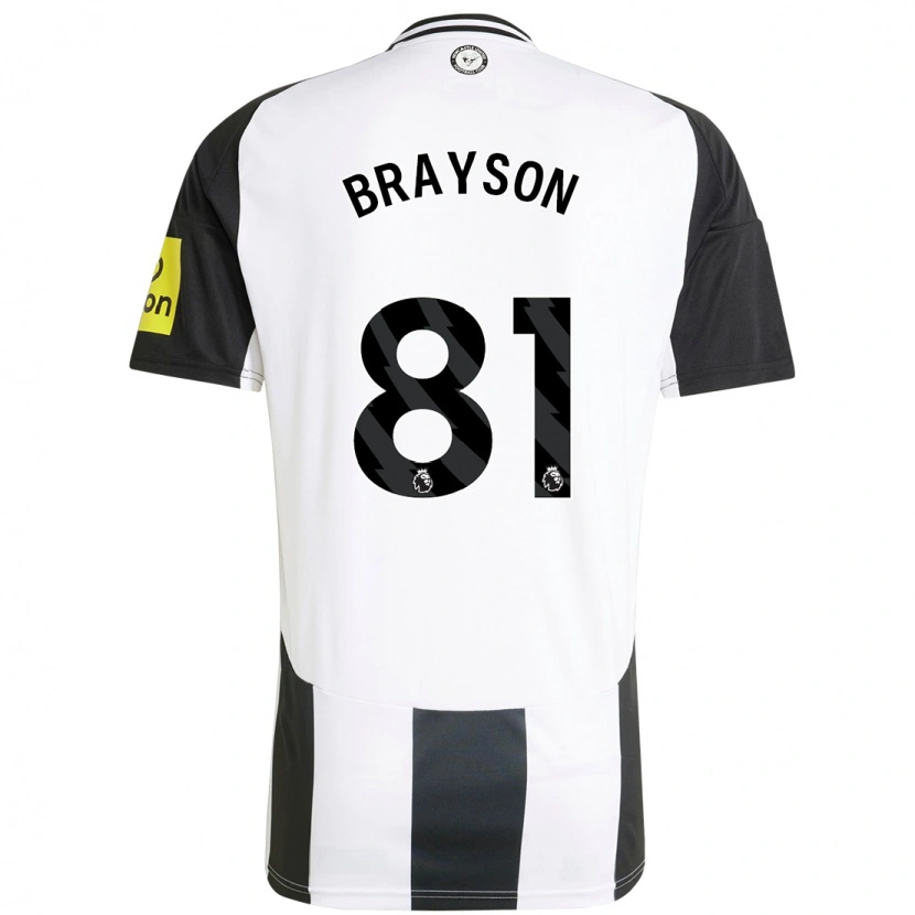 Danxen Kid Joe Brayson #81 White Black Home Jersey 2024/25 T-Shirt