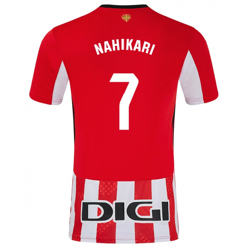 Danxen Kid Nahikari Garcia Perez #7 Red White Home Jersey 2024/25 T-Shirt