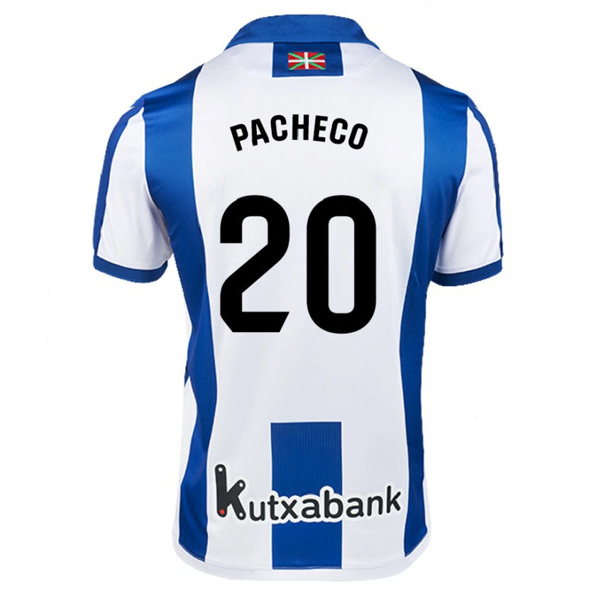 Danxen Kid Jon Pacheco #20 White Blue Home Jersey 2024/25 T-Shirt