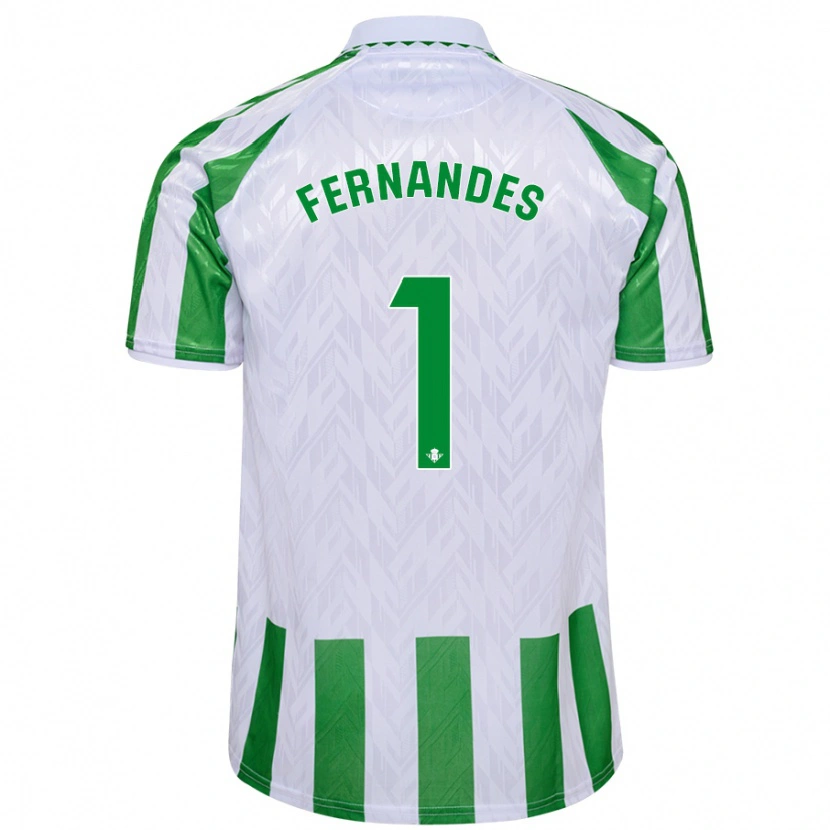 Danxen Kid Guilherme Fernandes #1 Green White Stripes Home Jersey 2024/25 T-Shirt