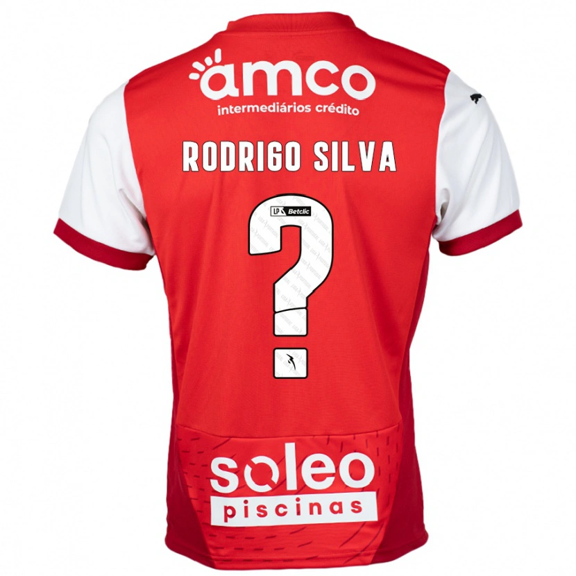 Danxen Kid Rodrigo Silva #0 Red White Home Jersey 2024/25 T-Shirt