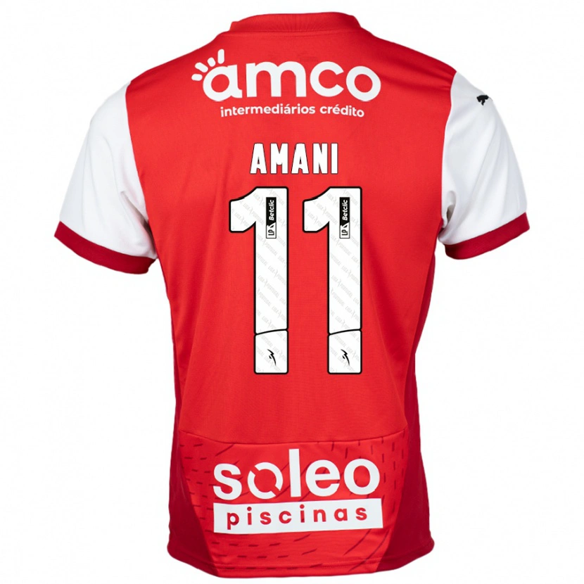 Danxen Kid Jolina Amani #11 Red White Home Jersey 2024/25 T-Shirt