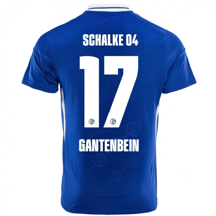 Danxen Kid Adrian Gantenbein #17 Royal Blue Home Jersey 2024/25 T-Shirt