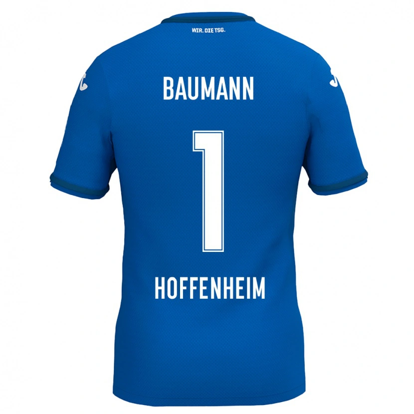 Danxen Kid Oliver Baumann #1 Royal Blue Home Jersey 2024/25 T-Shirt