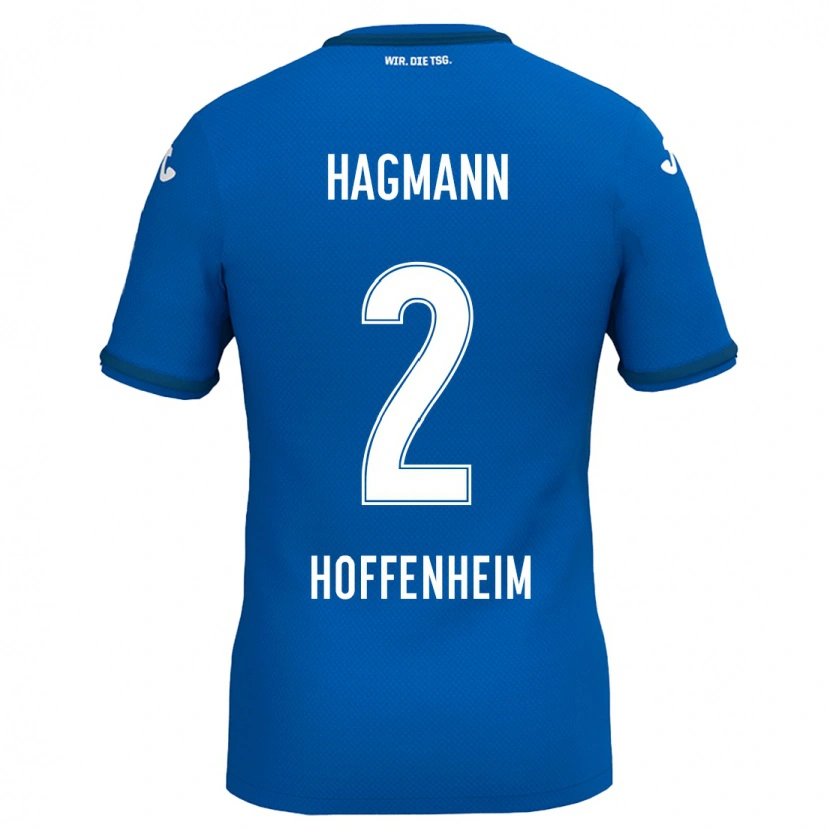 Danxen Kid Felix Hagmann #2 Royal Blue Home Jersey 2024/25 T-Shirt