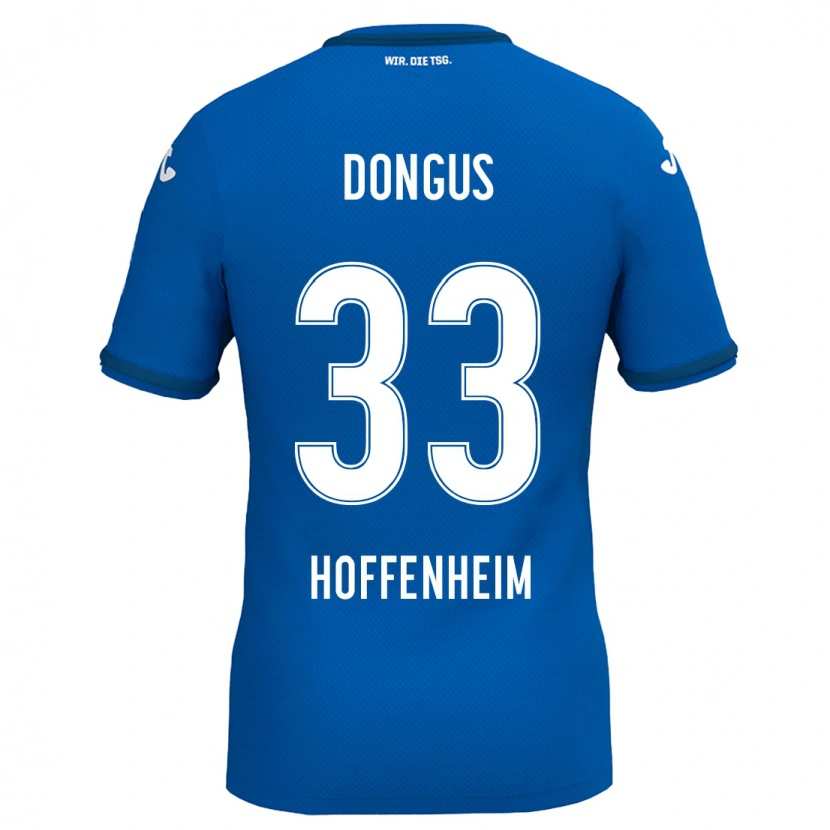 Danxen Kid Fabienne Dongus #33 Royal Blue Home Jersey 2024/25 T-Shirt