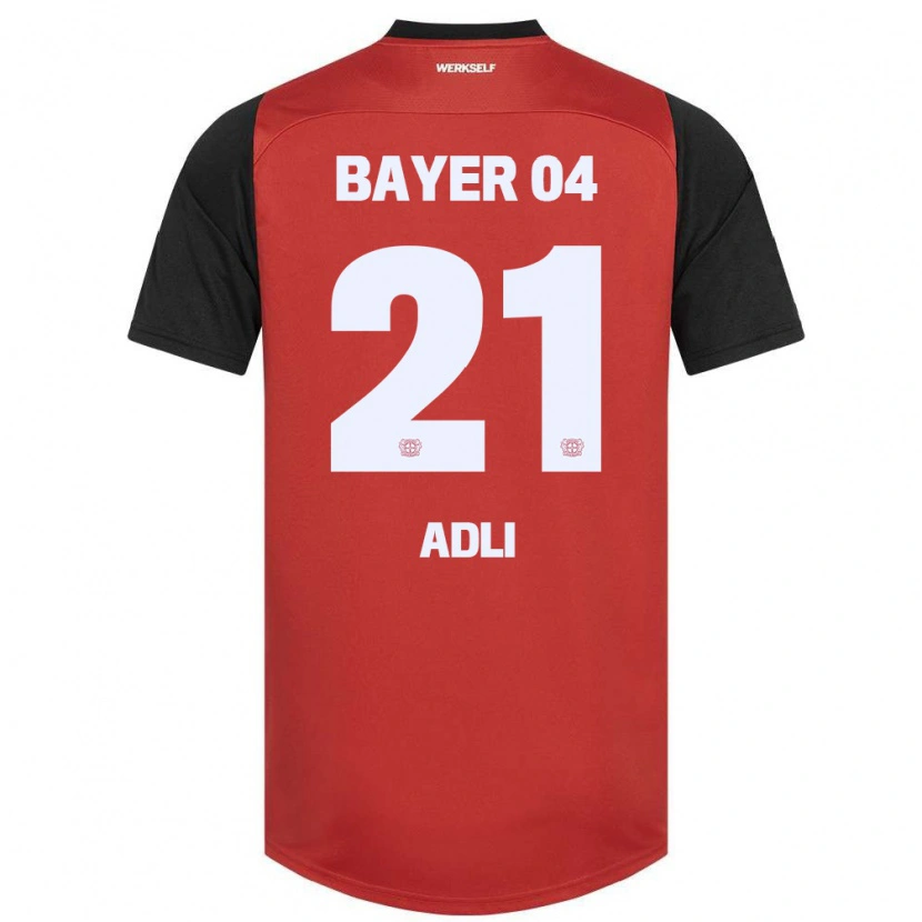 Danxen Kid Amine Adli #21 Red Black Home Jersey 2024/25 T-Shirt