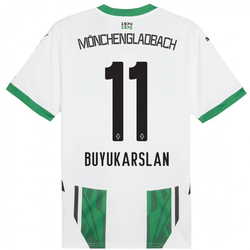 Danxen Kid Oguzcan Büyükarslan #11 White Green Home Jersey 2024/25 T-Shirt