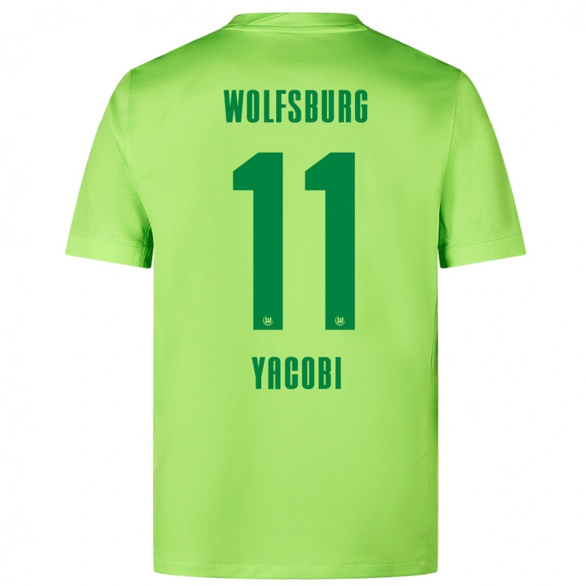 Danxen Kid Nilas Yacobi #11 Fluorescent Green Home Jersey 2024/25 T-Shirt