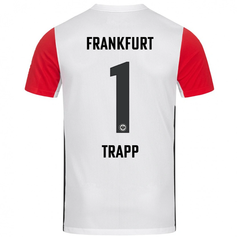 Danxen Kid Kevin Trapp #1 White Red Home Jersey 2024/25 T-Shirt