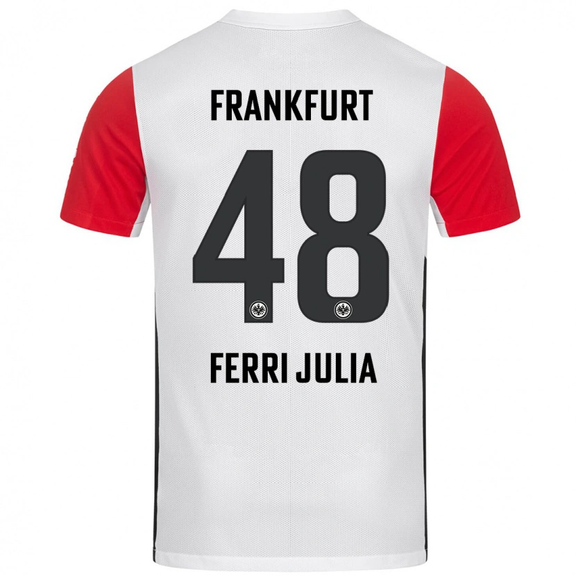 Danxen Kid Nacho Ferri #48 White Red Home Jersey 2024/25 T-Shirt