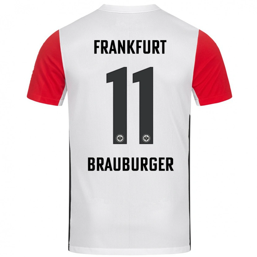 Danxen Kid Maximilian Brauburger #11 White Red Home Jersey 2024/25 T-Shirt