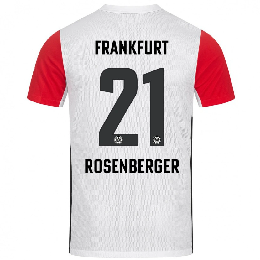 Danxen Kid Robin Rosenberger #21 White Red Home Jersey 2024/25 T-Shirt