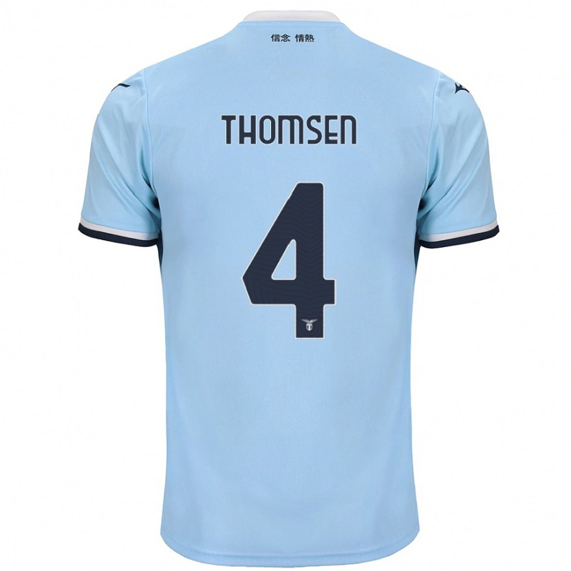 Danxen Kid Maria Møller Thomsen #4 Blue Home Jersey 2024/25 T-Shirt