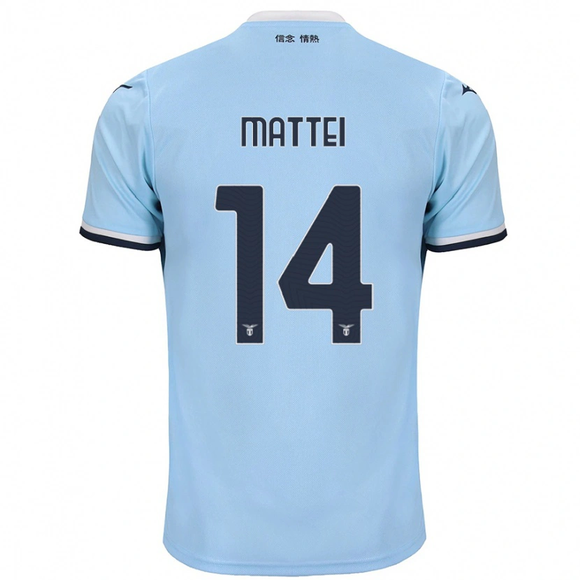 Danxen Kid Sarah Mattei #14 Blue Home Jersey 2024/25 T-Shirt