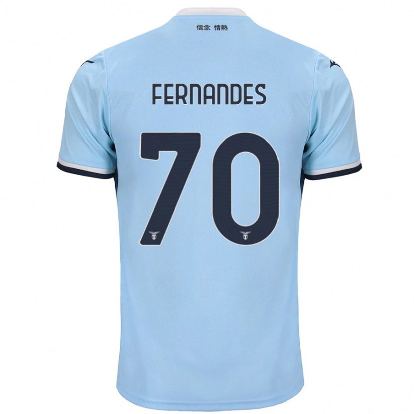 Danxen Kid Saná Fernandes #70 Blue Home Jersey 2024/25 T-Shirt