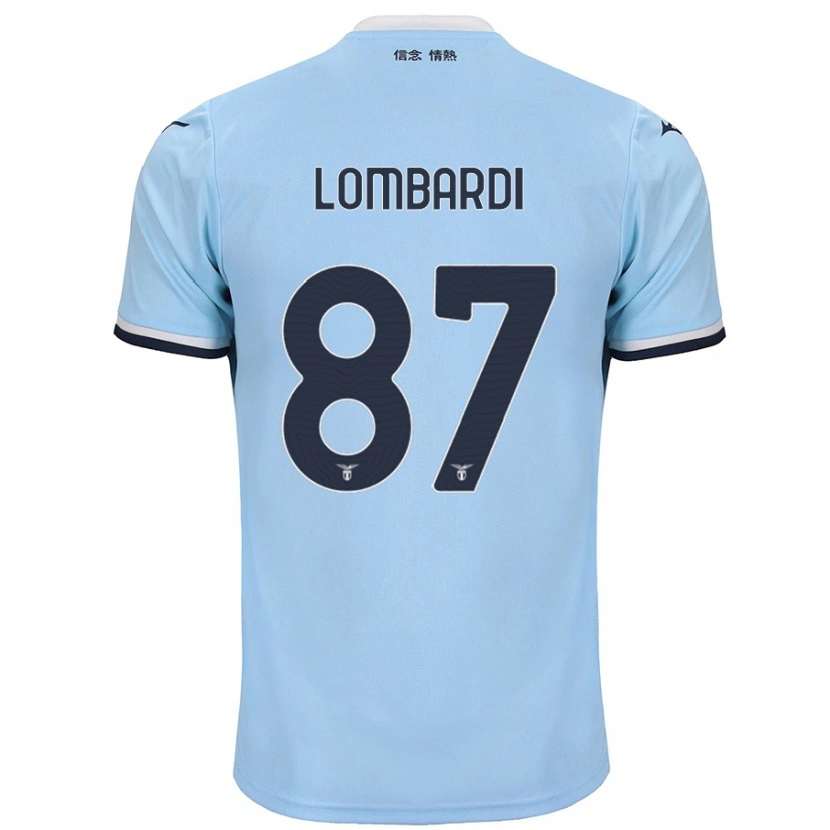 Danxen Kid Cristiano Lombardi #87 Blue Home Jersey 2024/25 T-Shirt