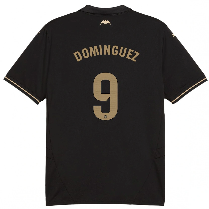 Danxen Kid Mario Dominguez #9 Black Away Jersey 2024/25 T-Shirt