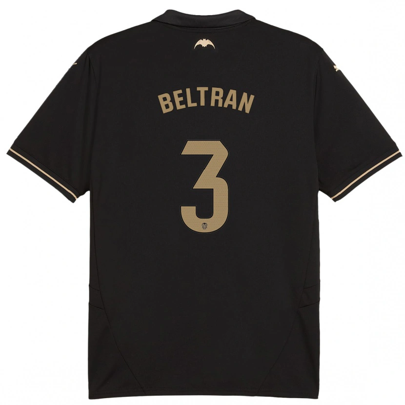 Danxen Kid Bea Beltran #3 Black Away Jersey 2024/25 T-Shirt
