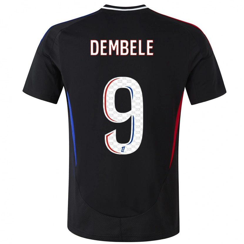 Danxen Kid Moussa Dembele #9 Black Away Jersey 2024/25 T-Shirt