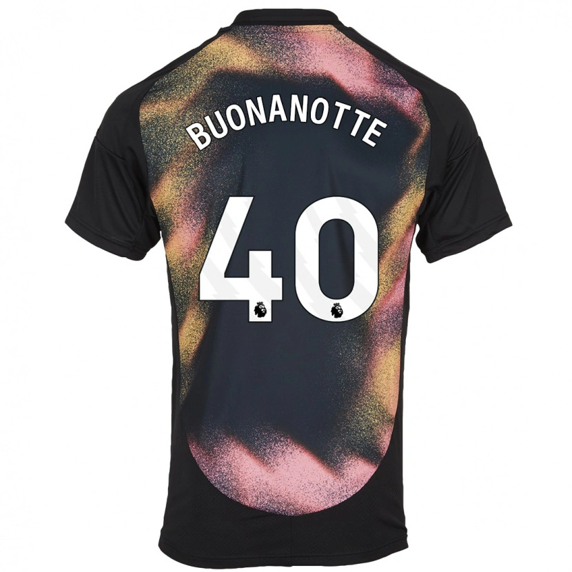 Danxen Kid Facundo Buonanotte #40 Black White Away Jersey 2024/25 T-Shirt