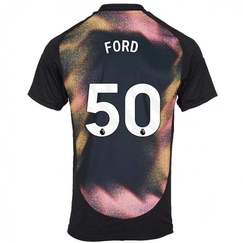 Danxen Kid Harvey Godsmark-Ford #50 Black White Away Jersey 2024/25 T-Shirt
