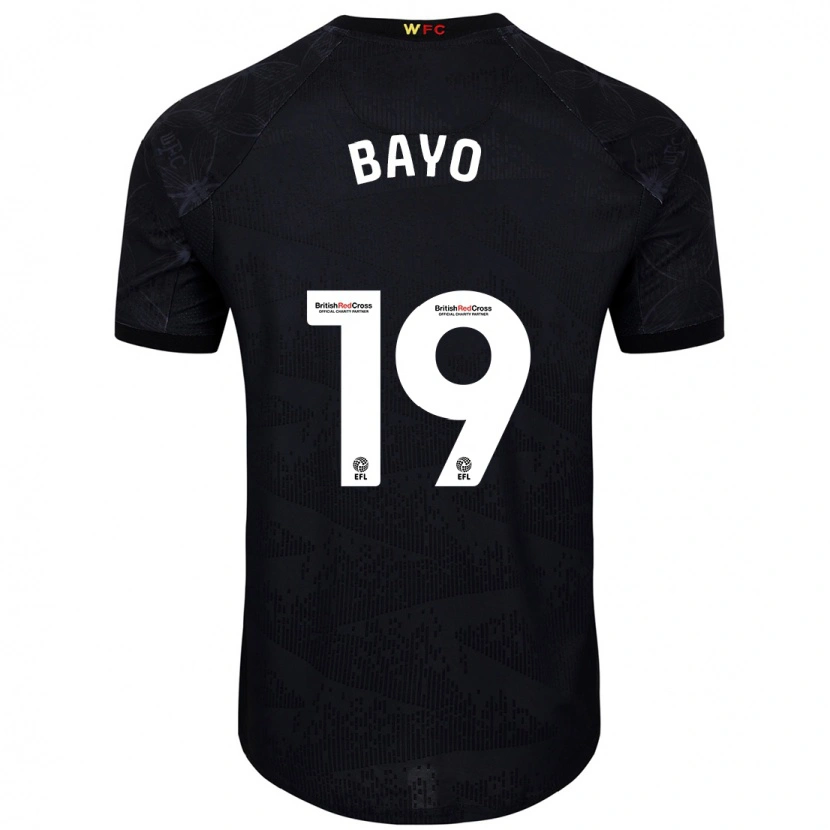 Danxen Kid Vakoun Bayo #19 Black White Away Jersey 2024/25 T-Shirt