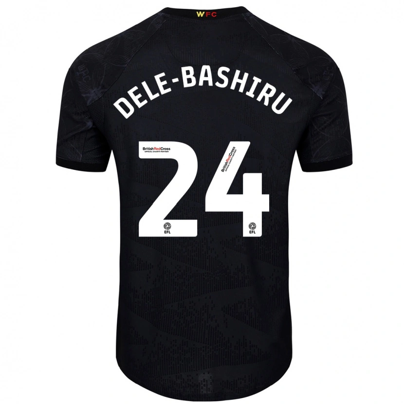 Danxen Kid Tom Dele-Bashiru #24 Black White Away Jersey 2024/25 T-Shirt