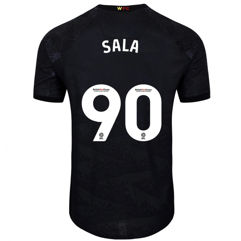 Danxen Kid Joel Sala #90 Black White Away Jersey 2024/25 T-Shirt