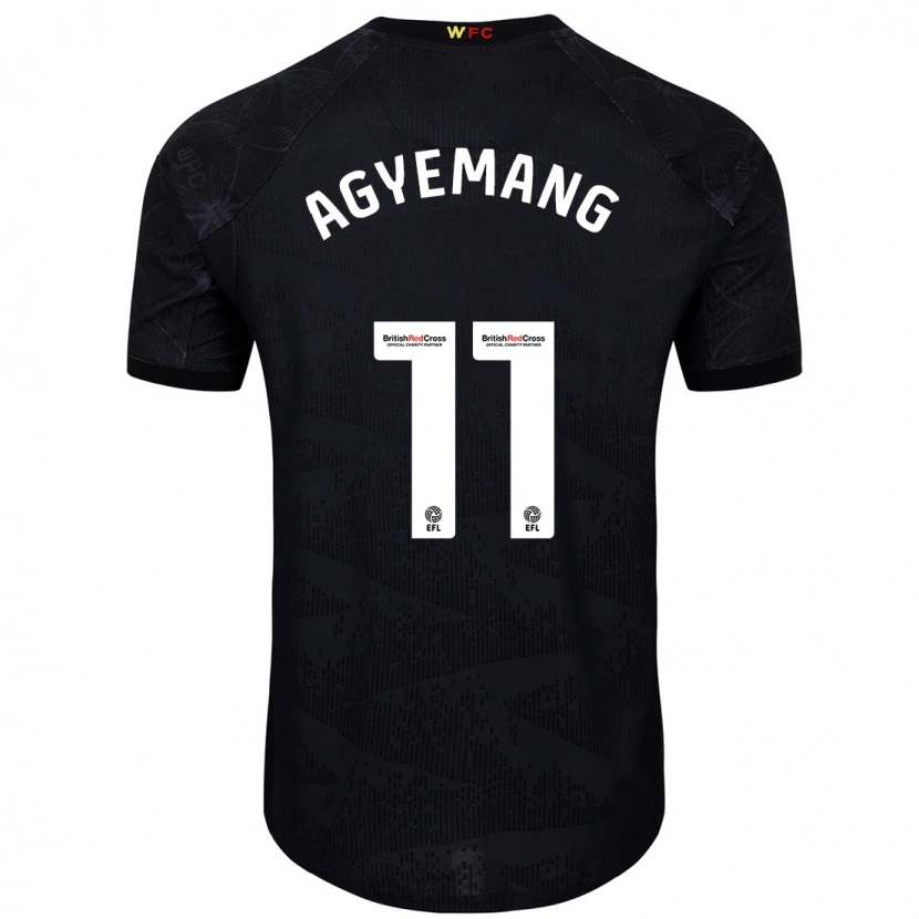 Danxen Kid Michelle Agyemang #11 Black White Away Jersey 2024/25 T-Shirt