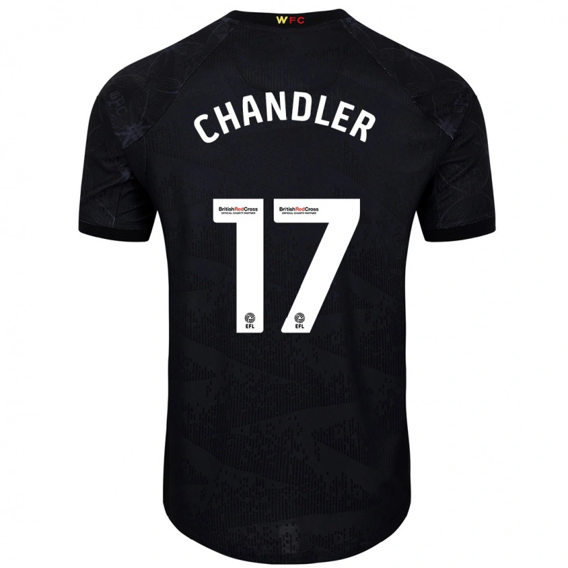 Danxen Kid Megan Chandler #17 Black White Away Jersey 2024/25 T-Shirt